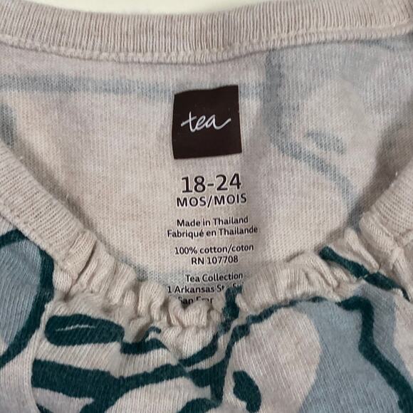 TEA OWL PRINT GIRLS ROMPER SIZE 18/24M - Picture 2 of 2